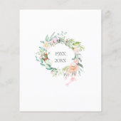 Papier Budget Surprise Party 75e anniversaire Invitation (Dos)