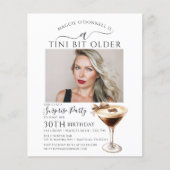 Papier BUDGET SURPRISE PARTY Tini Bit Older Martini 30e (Devant)