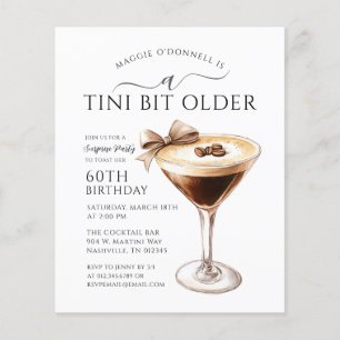 Papier BUDGET SURPRISE PARTY Tini Bit Older Martini 60e