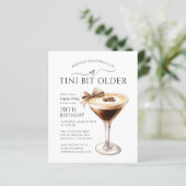 Papier BUDGET SURPRISE PARTY Tini Bit Older Martini 70e (Debout devant)