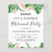 Papier Budget Surprise Retraite Parti Tropical (Devant)