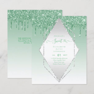 Papier BUDGET SWEET16 Parties scintillant de séchage Glam