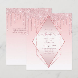 Papier BUDGET SWEET16 Parties scintillant de séchage Glam