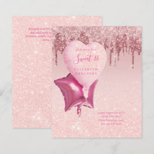 Papier BUDGET Sweet16 Parties scintillant Glamor Girly Ba