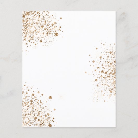 Papier Budget Sweet 16 eucalyptus parties scintillant ver (Dos)