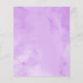 Papier Budget Sweet 16 Invitation Argent Purple Gown (Dos)