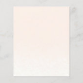 Papier Budget Sweet 16 Invitation Blanc Blush Floral (Dos)