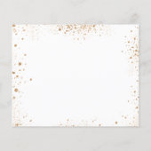 Papier Budget Sweet 16 or blanc enregistrer la date (Dos)