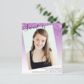 Papier BUDGET Sweet 16 PHOTO Parties scintillant à goutte (Debout devant)