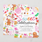 Papier Budget Sweet Celebration Kids Candyland Anniversai (Devant / Derrière)