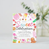 Papier Budget Sweet Celebration Kids Candyland Anniversai (Debout devant)