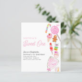 Papier Budget SWEET ONE Candy Kids Candyland 1er annivers (Debout devant)