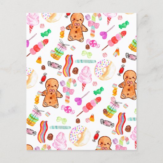 Papier Budget SWEET ONE Candy Kids Candyland 1er annivers (Dos)