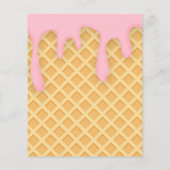 Papier BUDGET Sweet Traitements Glace Anniversaire Invita (Dos)