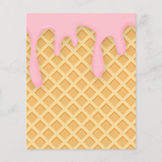 Papier BUDGET Sweet Traitements Glace Anniversaire Invita (Dos)