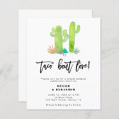Papier Budget Taco Bout Amour Mariage Décontracté Invitat (Devant / Derrière)