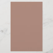 Papier Budget Terra Cotta Boho Mariage Moderne Simple (Dos)