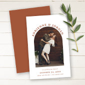 Papier BUDGET Terracotta Arc de rouille Photo Enregistrer