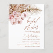 Papier Budget Terracotta Boho Pampas Fête des mariées en  (Devant)