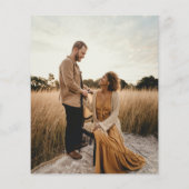 Papier Budget Terracotta Boho Photo Wedding Enregistrer l (Dos)