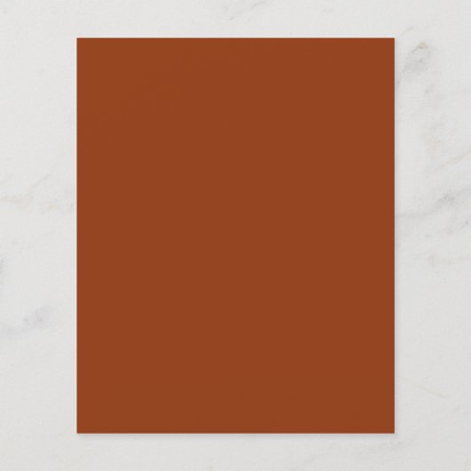 Papier Budget Terracotta Enregistrer la date Elegant Gold (Dos)