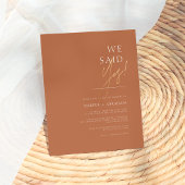 Papier Budget Terracotta | Nous Avons Dit Oui Mariage Min