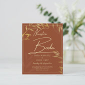 Papier Budget Terracotta OR Nuestra Boda Mariage espagnol (Debout devant)