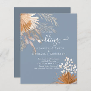 Papier BUDGET Terracotta Pampas Grass Mariage tropical