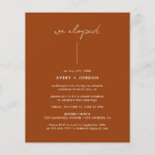Papier Budget Terracotta Rien De Fancy Just Love Mariage (Dos)
