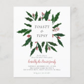 Papier Budget Toasty & Tipsy | Soirée Noël (Devant)