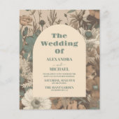 Papier Budget Tons de terre doux et muet Fleur sauvage Ma (Devant)