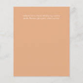 Papier BUDGET Tortues de mer Mariage Moderne Line Art (Dos)