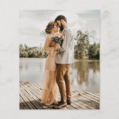 Papier BUDGET Tour de verdure Bordure 2 Mariage photo (Dos)