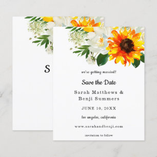 Papier Budget Tournesol Blanc & Fleurs Blanches Enregistr