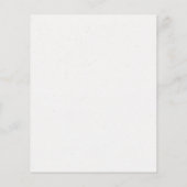 Papier BUDGET Tournesol Elephant Baby shower Merci (Dos)