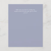 Papier BUDGET Tournesols Eucalyptus Mariage de verdure (Dos)