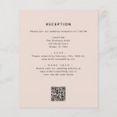 Papier Budget tout en un code QR Eucalyptus Mariage (Dos)