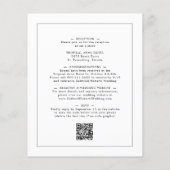 Papier Budget tout en un Dusty Green Eucalyptus Mariage (Dos)