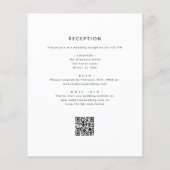 Papier Budget tout en un Eucalyptus QR Code Mariage (Dos)