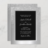 Papier Budget tout en un Faire-part de mariage à huile d' (Devant / Derrière)