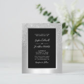 Papier Budget tout en un Faire-part de mariage à huile d' (Debout devant)