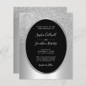 Papier Budget tout en un Faire-part de mariage à huile d' (Devant / Derrière)