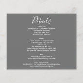 Papier Budget Tout en un Faire-part de mariage photo (Dos)