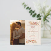 Papier Budget Tout en un Mariage de automne photo Invitat (Debout devant)