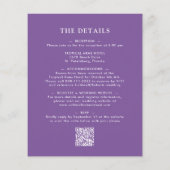 Papier Budget tout en un Mariage de Lavande de tournesol (Dos)