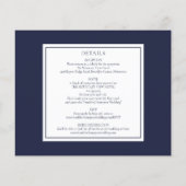 Papier Budget Tout en un Nautique photo de mariage Invita (Dos)