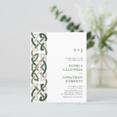 Papier Budget Tout en un noeud celtique Motif Mariage Inv (Debout devant)