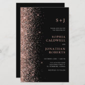 Papier Budget tout en une Parties scintillant sur l'invit (Devant / Derrière)