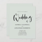 Papier Budget Tout en une seule dimension Calligraphie Ma (Devant / Derrière)