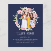 Papier Budget Trending PHOTO Mariage Invitations de récep (Devant)